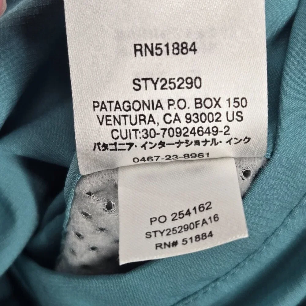 Patagonia Women's Pullover, Reversible Fleece/Windbreaker, Med/Lg, Brown/Aqua - Picture 8 of 8